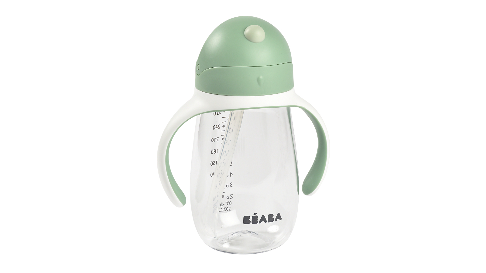 Beaba 300ml Straw Cup - Sage Green