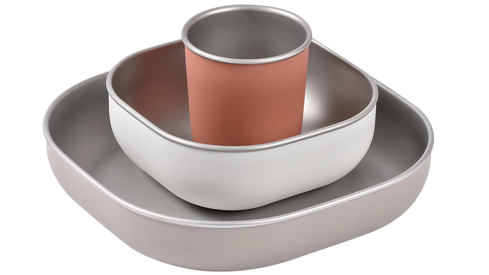 Baeba Stainless Steel Meal Set - Terracotta