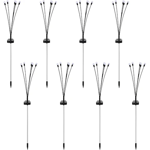 Advwin Pack of 8 Solar Garden Light