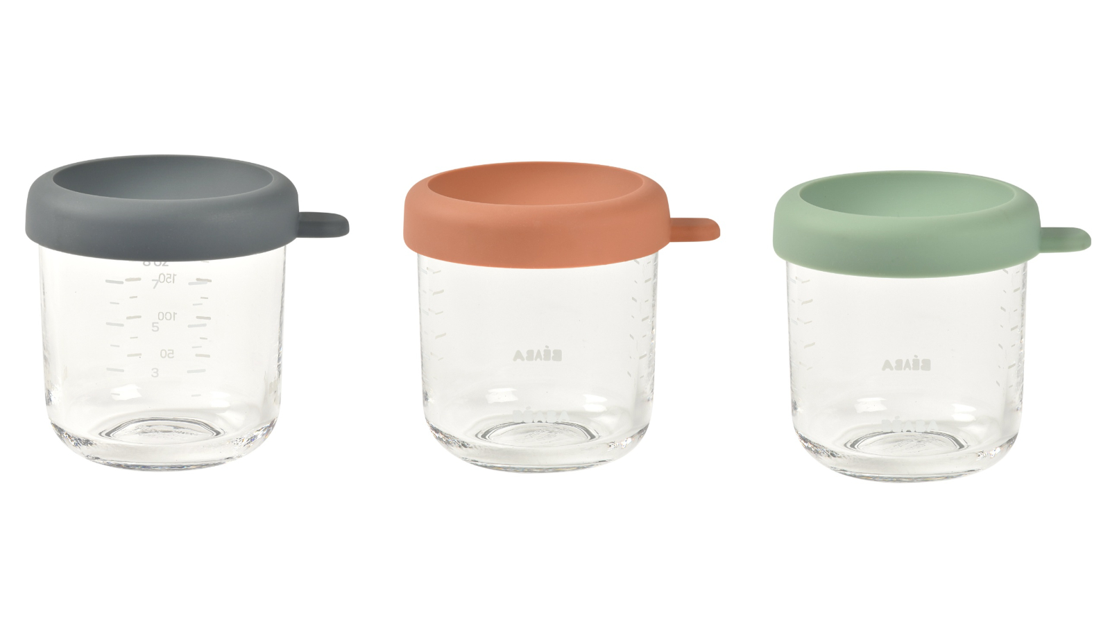 Beaba 250ml Glass and Silicone Container