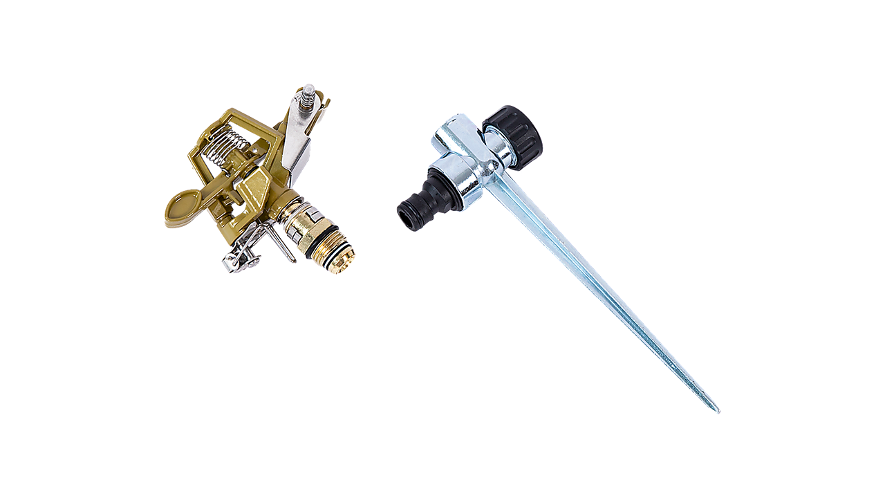 Randy and Travis Machinery Zinc Alloy 360 Degree Rotating Irrigation Sprinkler Gun