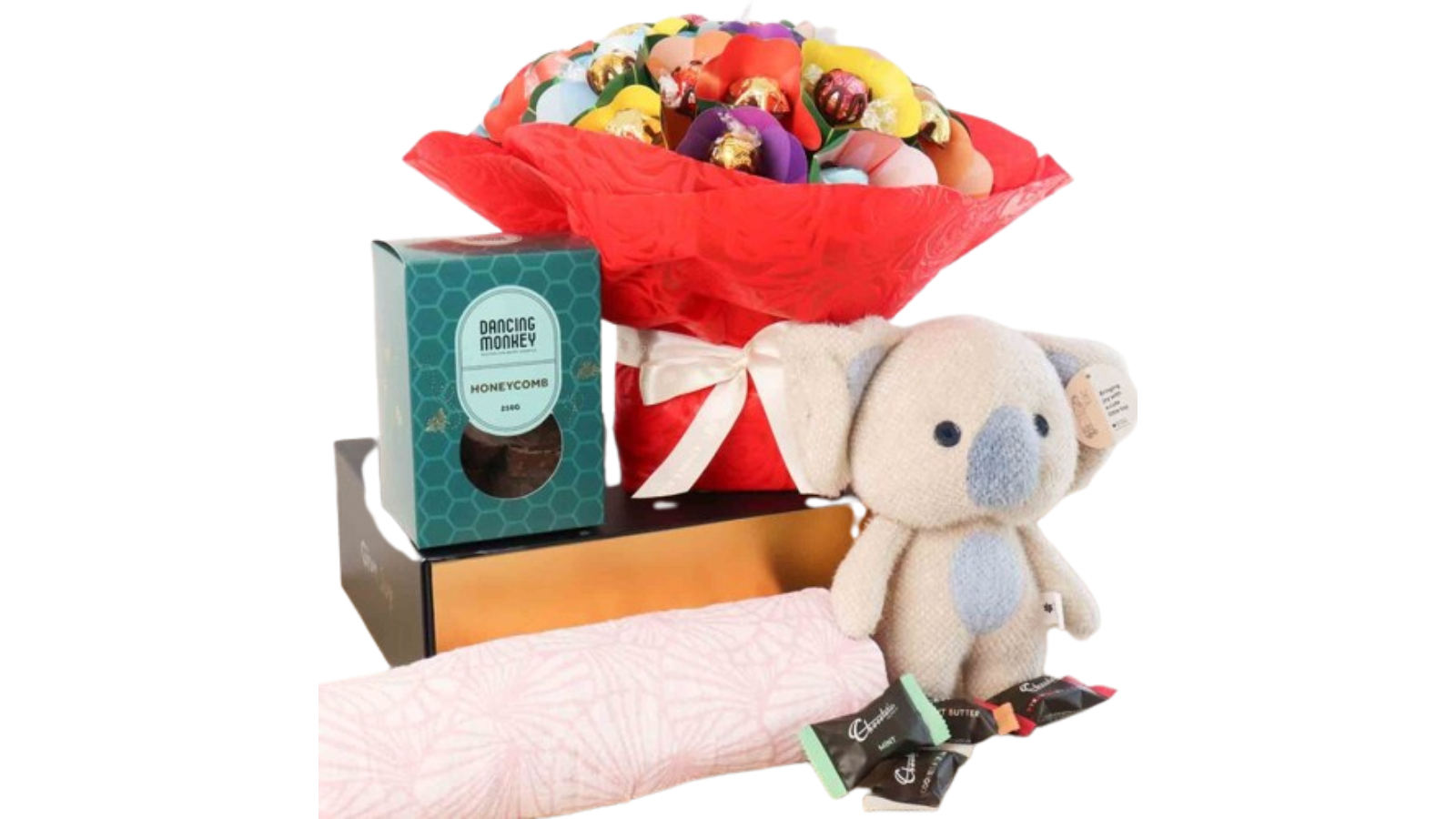 Edible Blooms Soft Toy Baby Hamper