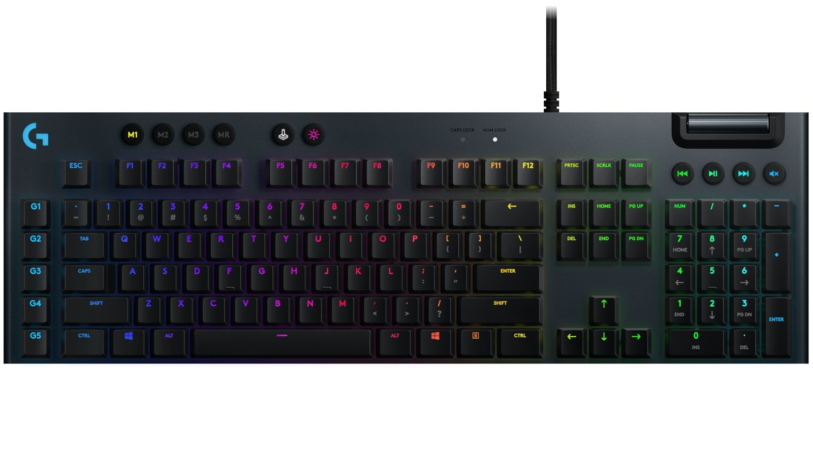 Logitech G815 LIGHTSYNC RGB Linear Mechanical Gaming Keyboard ...