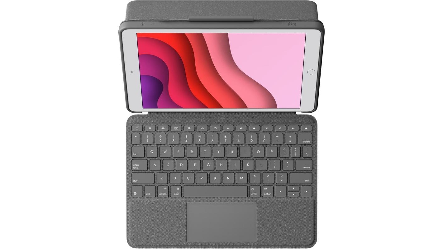 Logitech Combo Touch Keyboard Case for iPad (7th, 8th and 9th