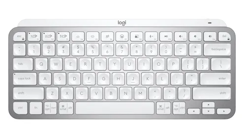 Logitech MX Keys Mini Minimalist Wireless Illuminated Keyboard - Pale ...