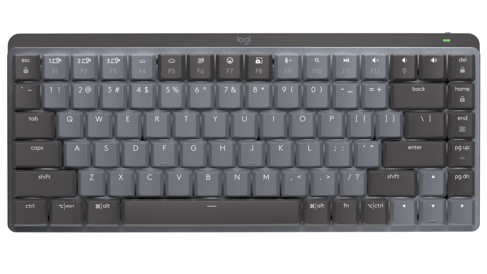 Logitech MX Mechanical Mini Tactile Quiet Minimalist Wireless Illuminated Keyboard