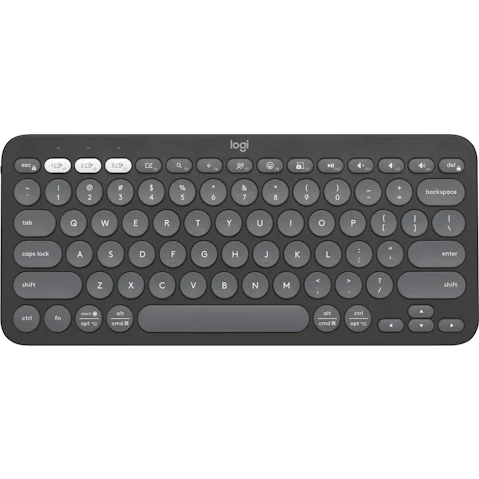 Logitech Pebble Keys 2 K380s Keyboard - Graphite