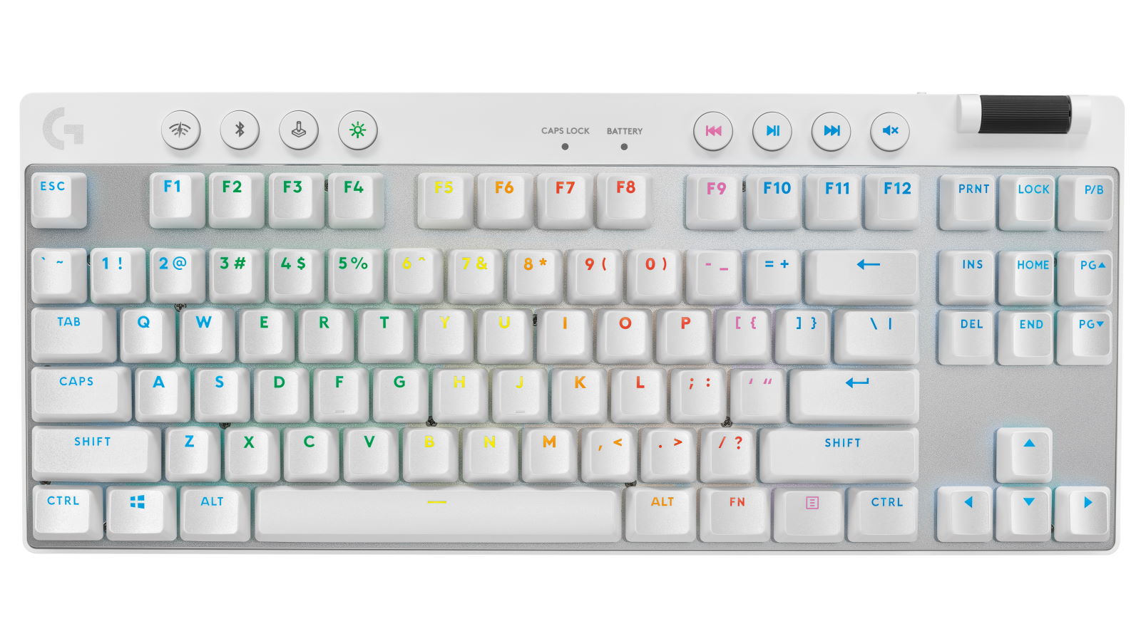 Logitech G Pro X 2 TKL LIGHTSPEED Gaming Keyboard - White | Harvey