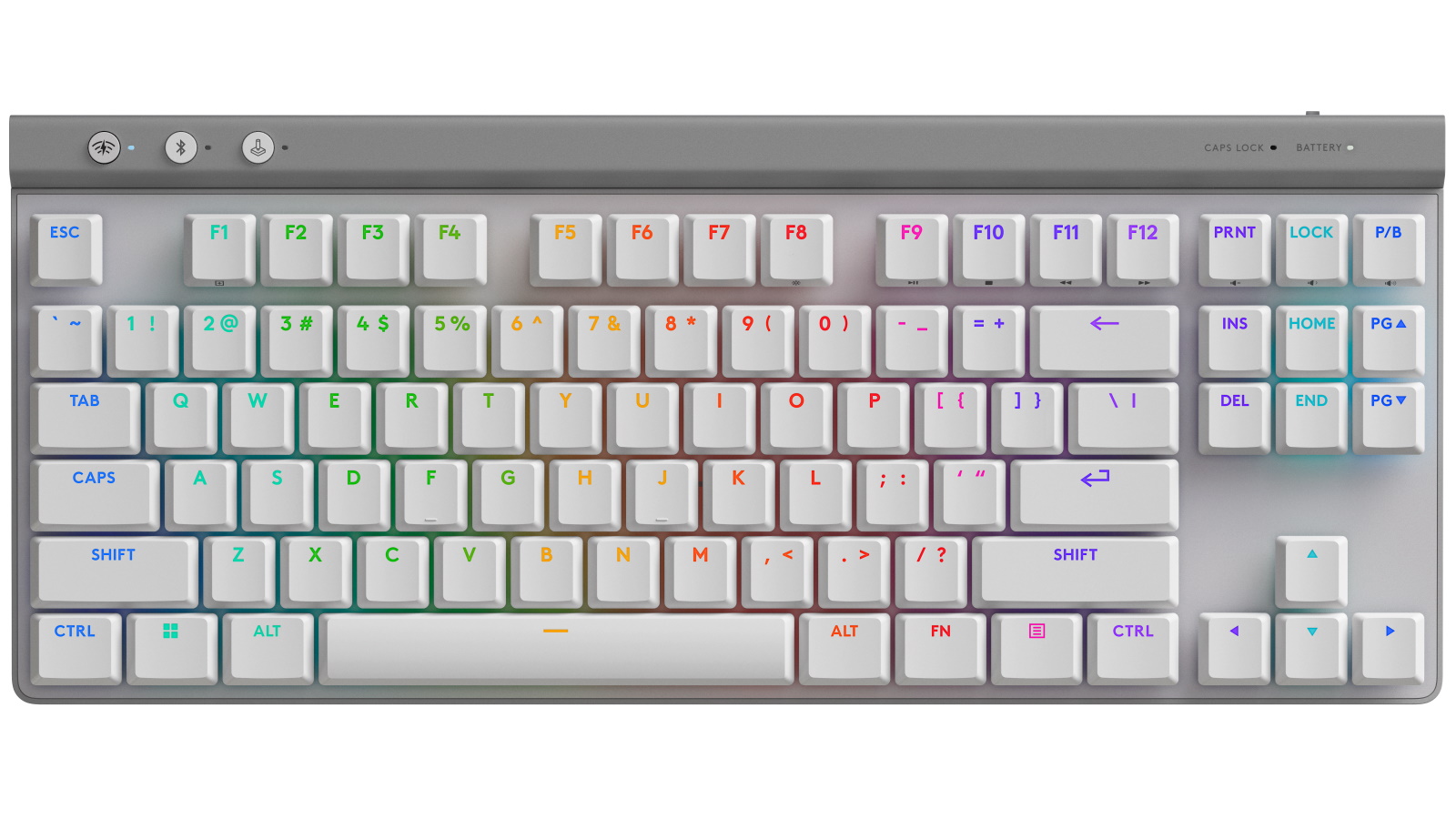 Logitech G515 LIGHTSPEED TKL Wireless Gaming Keyboard - White