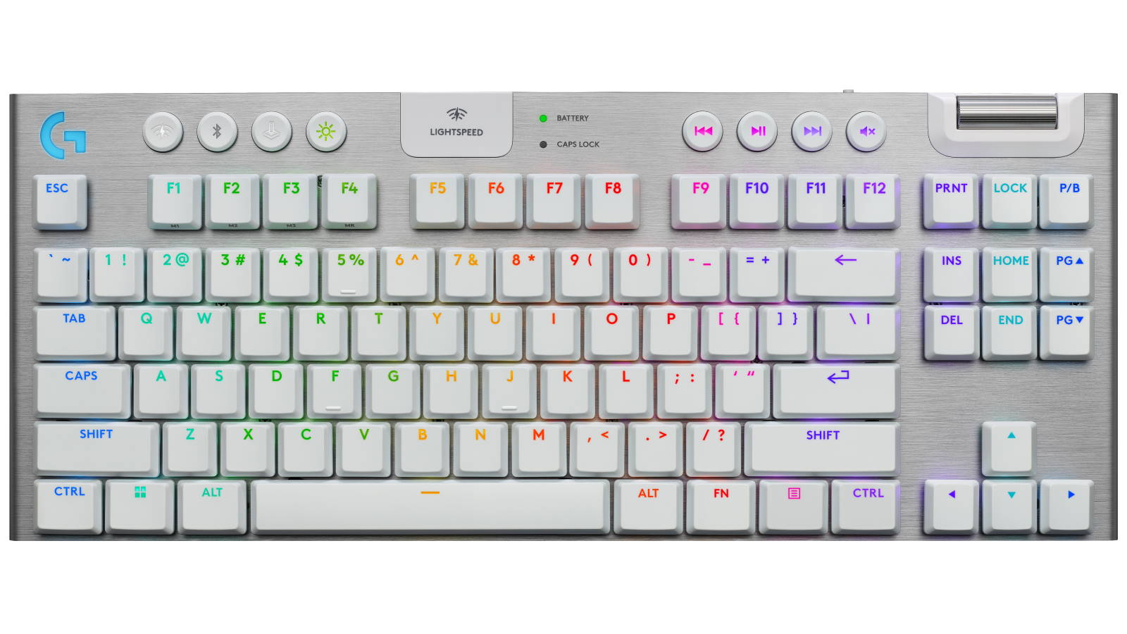 Logitech G915 X LIGHTSPEED TKL Low-Profile Wireless Gaming Keyboard - White