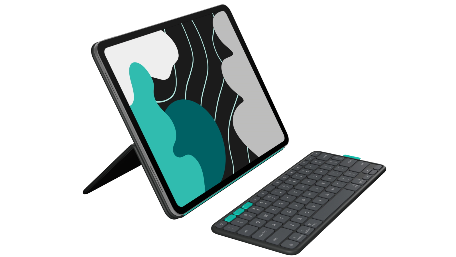 iPad Pro 第一世代512GB、スマートキーボード、スマートフォリオケース