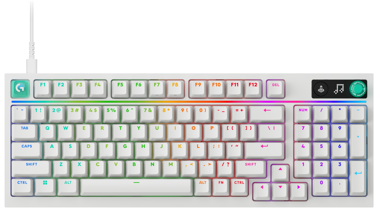 Logitech G G316 X 98 Mechanical Gaming Keyboard - White