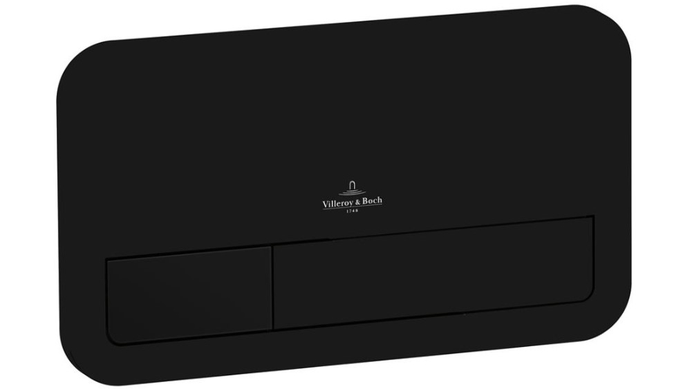 Villeroy & Boch ViConnect E200 Flush Plate - Matte Black