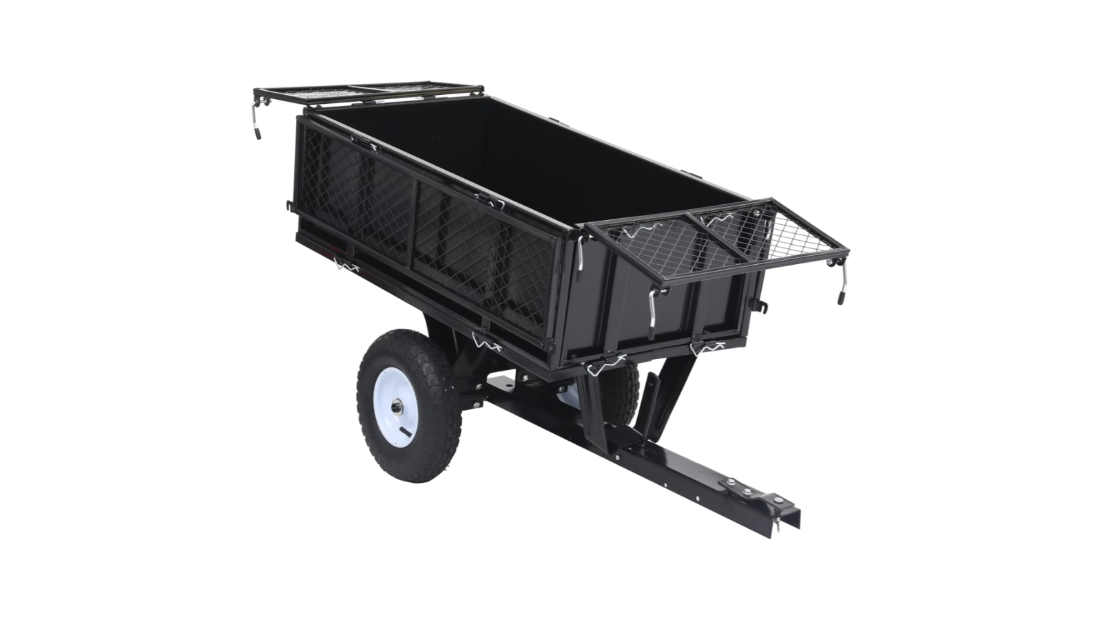 vidaXL Tipping Trailer for Lawn Mower - 150kg