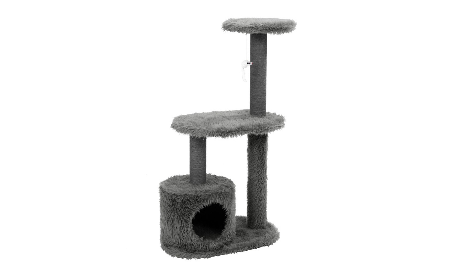 Paws & Claws Condo Cat Tower - Charcoal