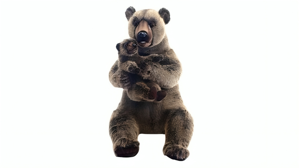 Latest Buys Grizzly Mama and Cub Plush Toy - 74cm