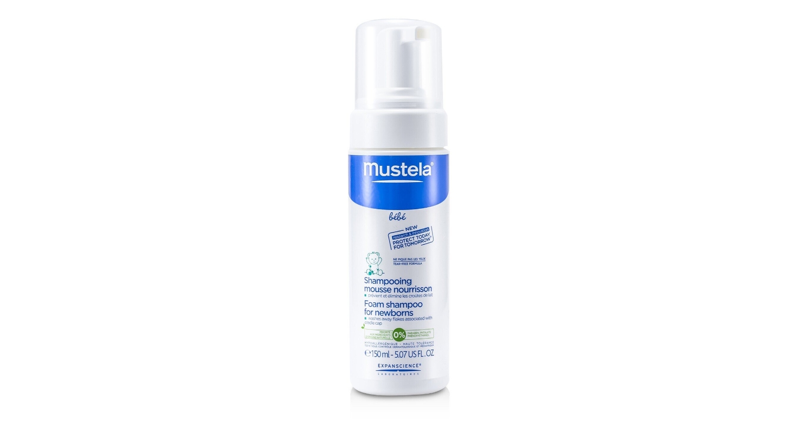 Mustela Foam Shampoo For Newborns -150ml/5.07oz