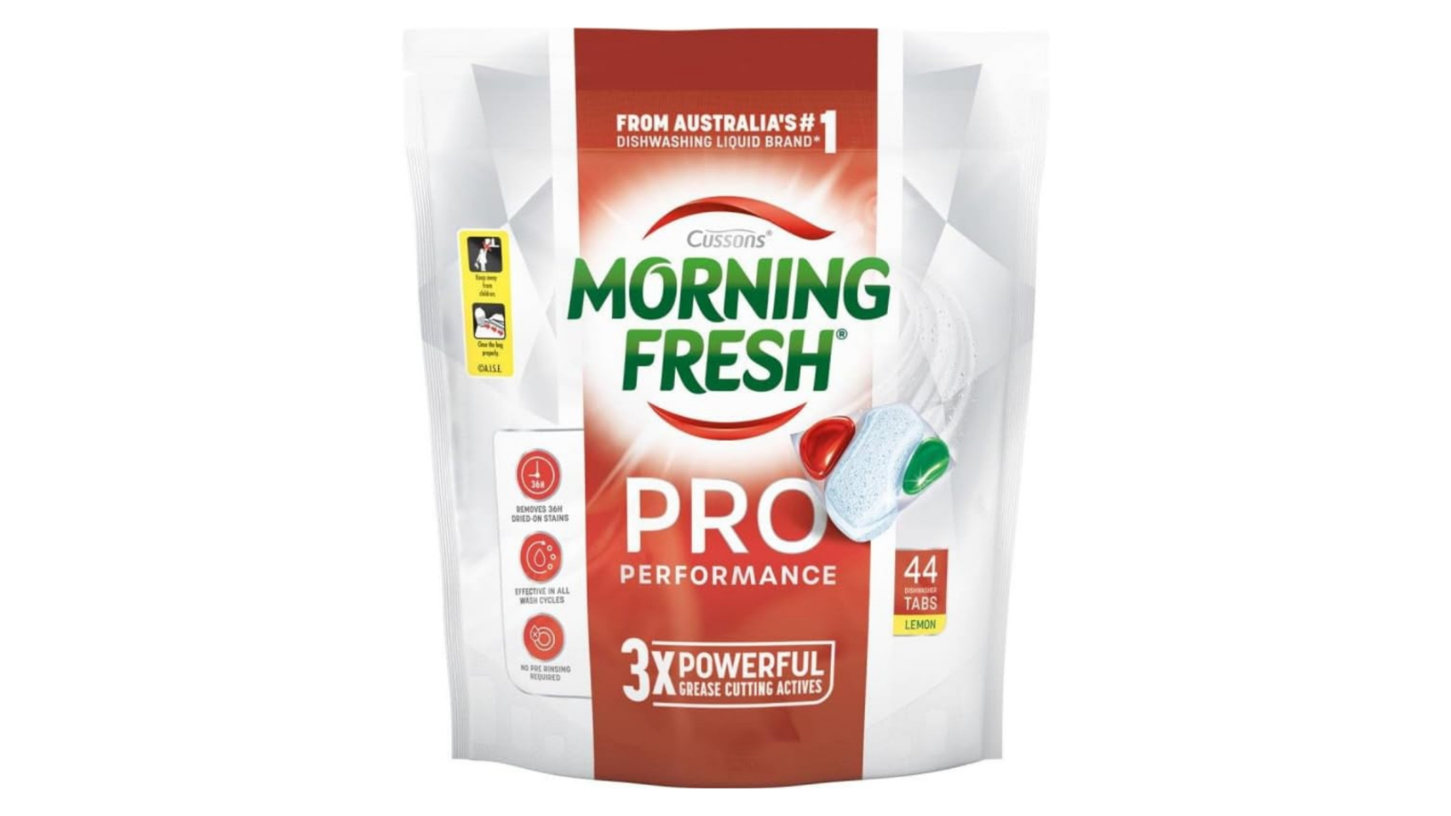 Morning Fresh Pro Performance 44 Lemon Dishwasher Tablet