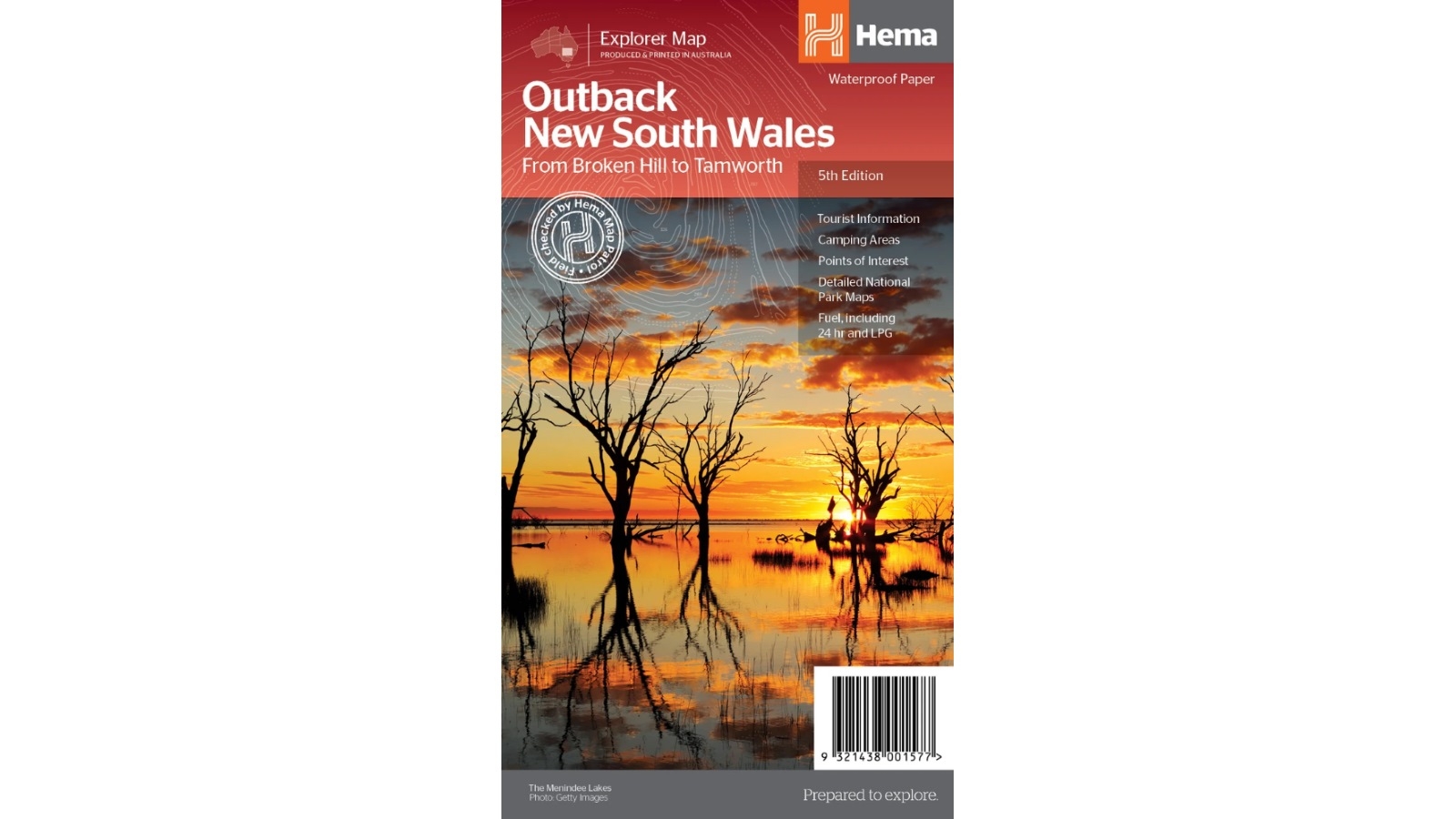 Hema Maps Outback New South Wales Map - Folded