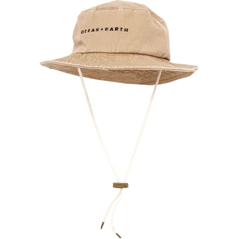 Ocean and Earth Sand 1-Dayer Adult Cotton Soft Brim Hat