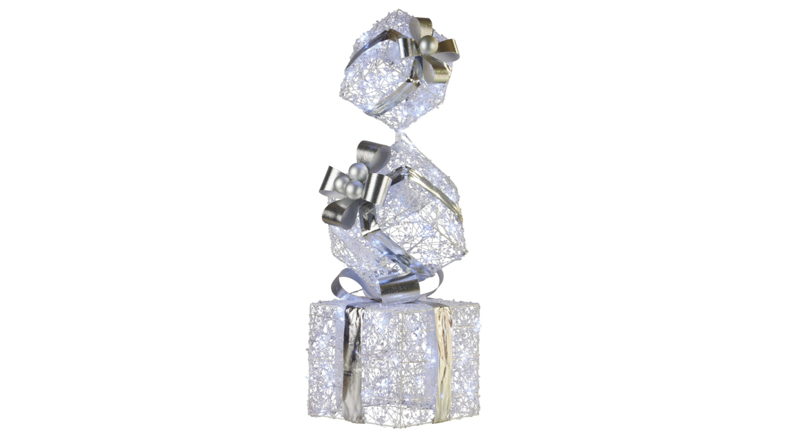 YS 83cm Silver Christabelle Triple Christmas Gift Box