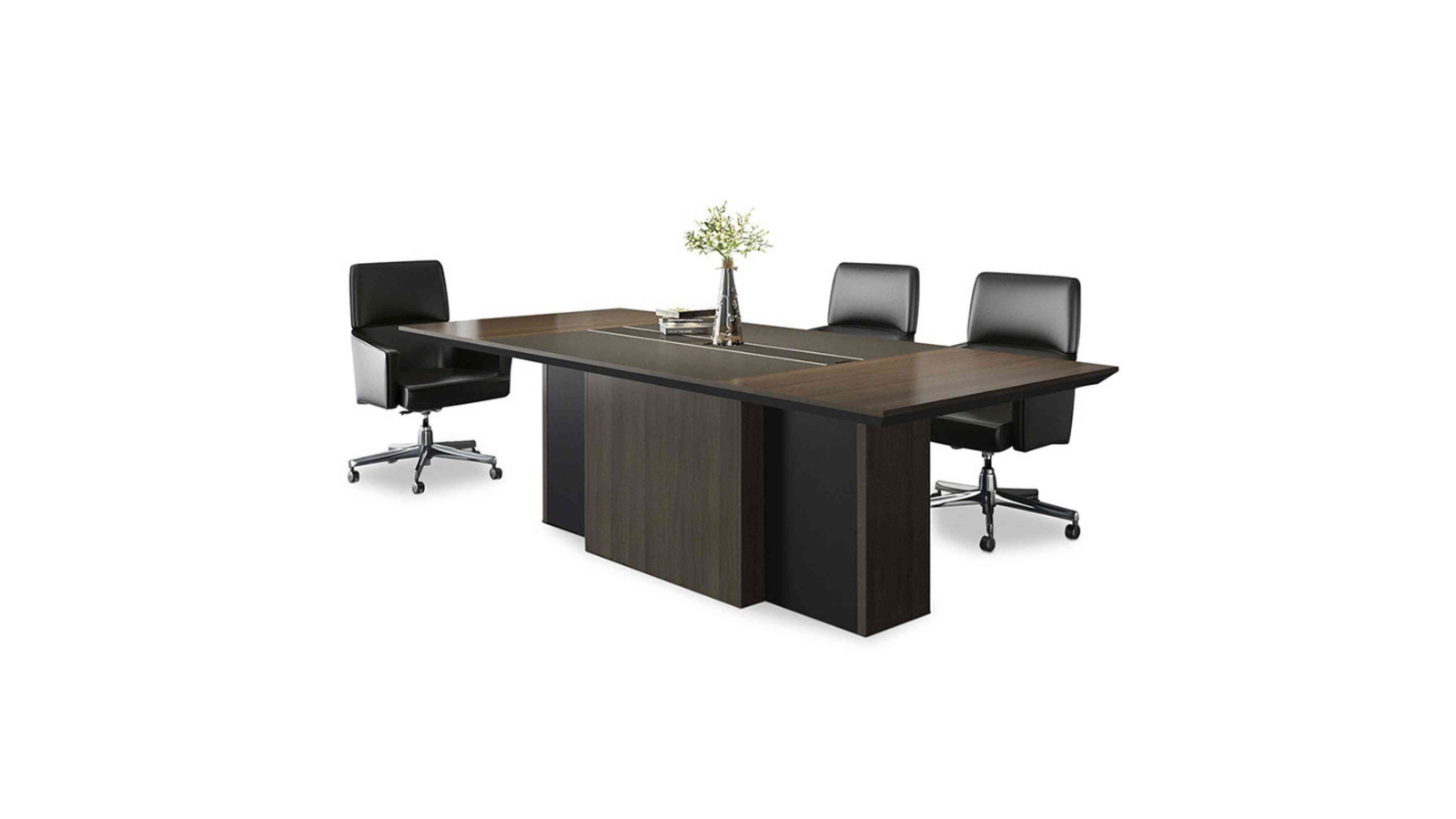 Innovatec 2.4m Carter Boardroom Table - Coffee/Grey