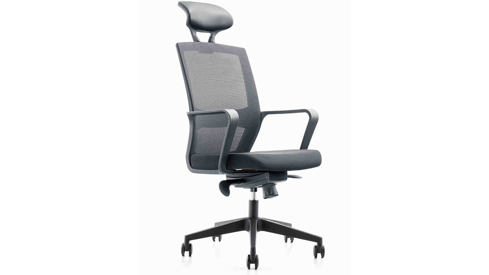 Argo Executive Office Chair with Headrest - Black