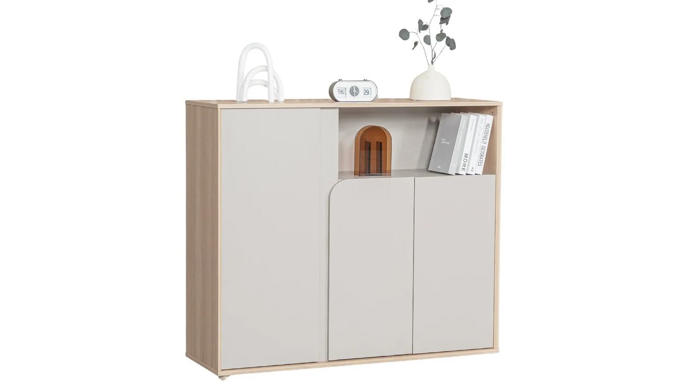 KELIAN Credenza Cabinet 120cm - Oak