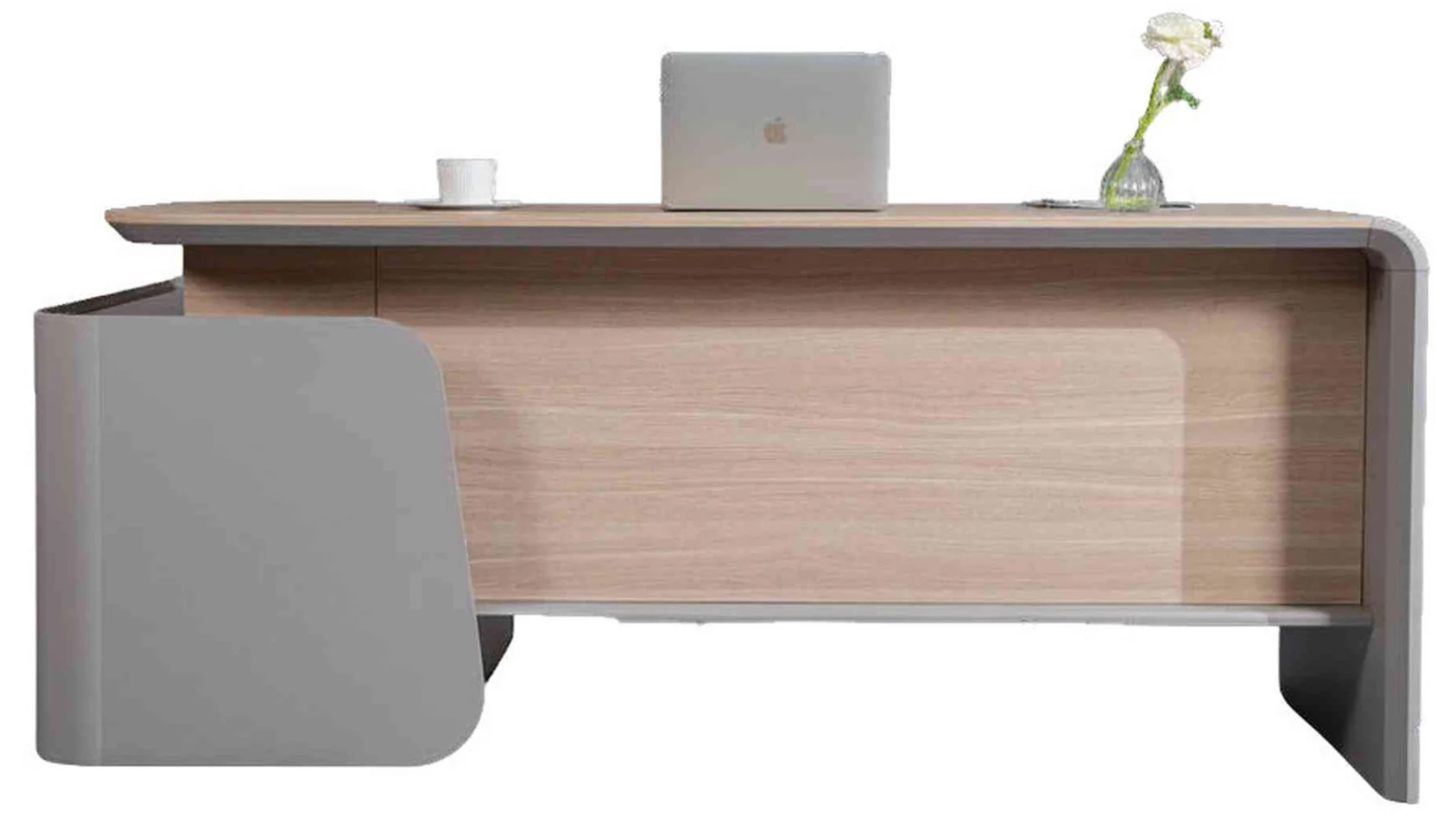 WESLEY Executive Desk Right Return 180cm - Oak