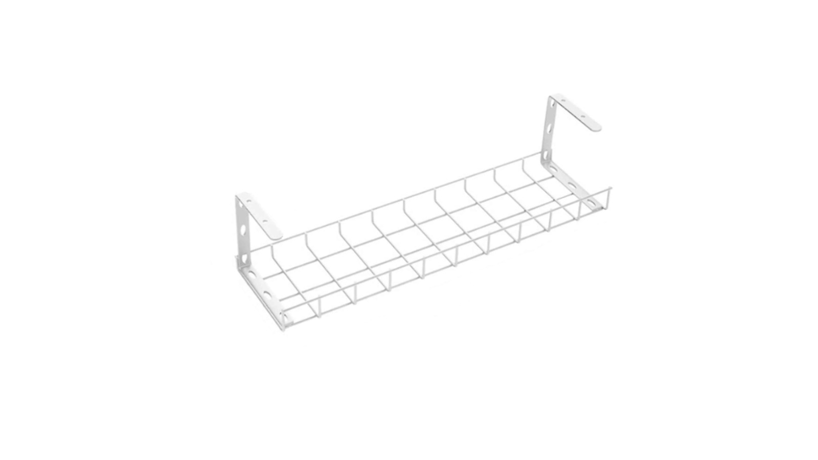 Innovatec Under Desk Basket Cable Tray Management - White