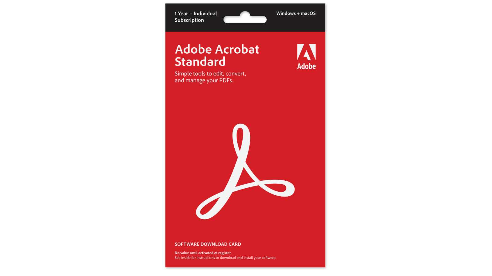 Adobe Acrobat Standard DC – Multiplatform – 1 Year Subscription | Harvey  Norman