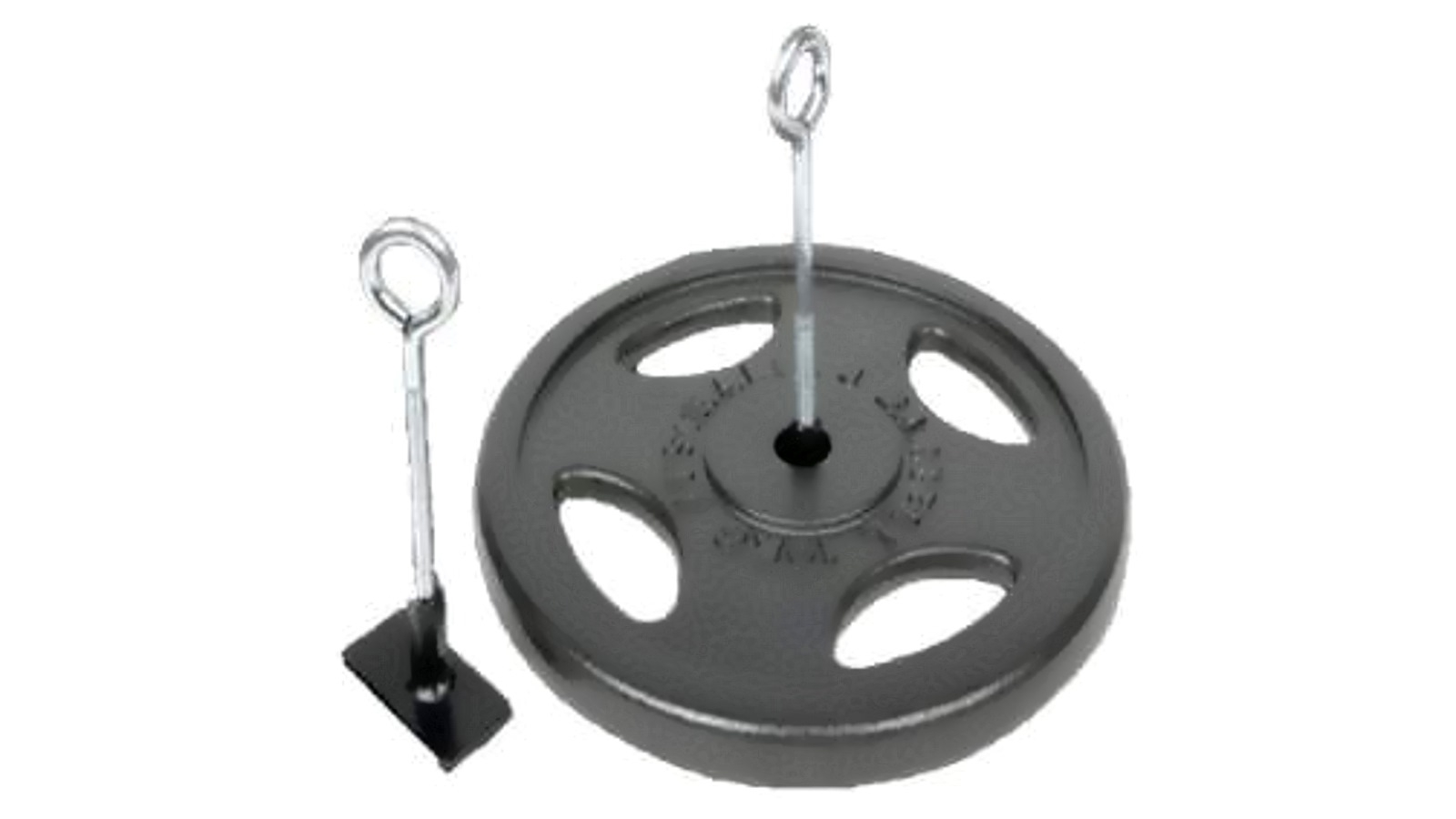 Mani Sports Floor to Ceiling Ball Floor Hook (Without Weight Disc)