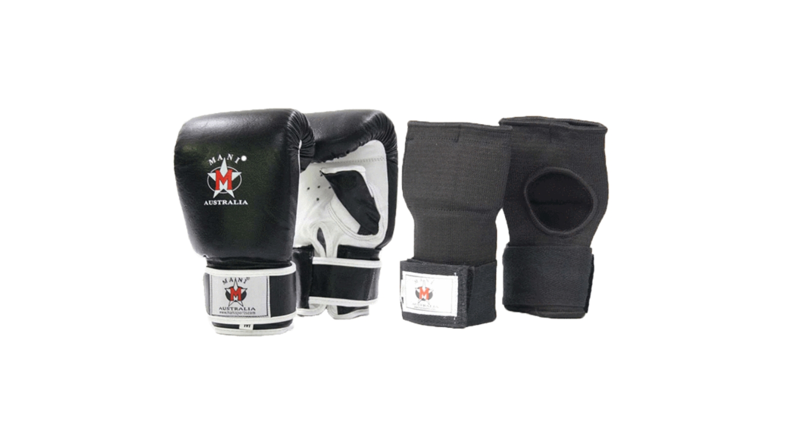 Mani Sports Leather Mitt and Quick Wrap - Small