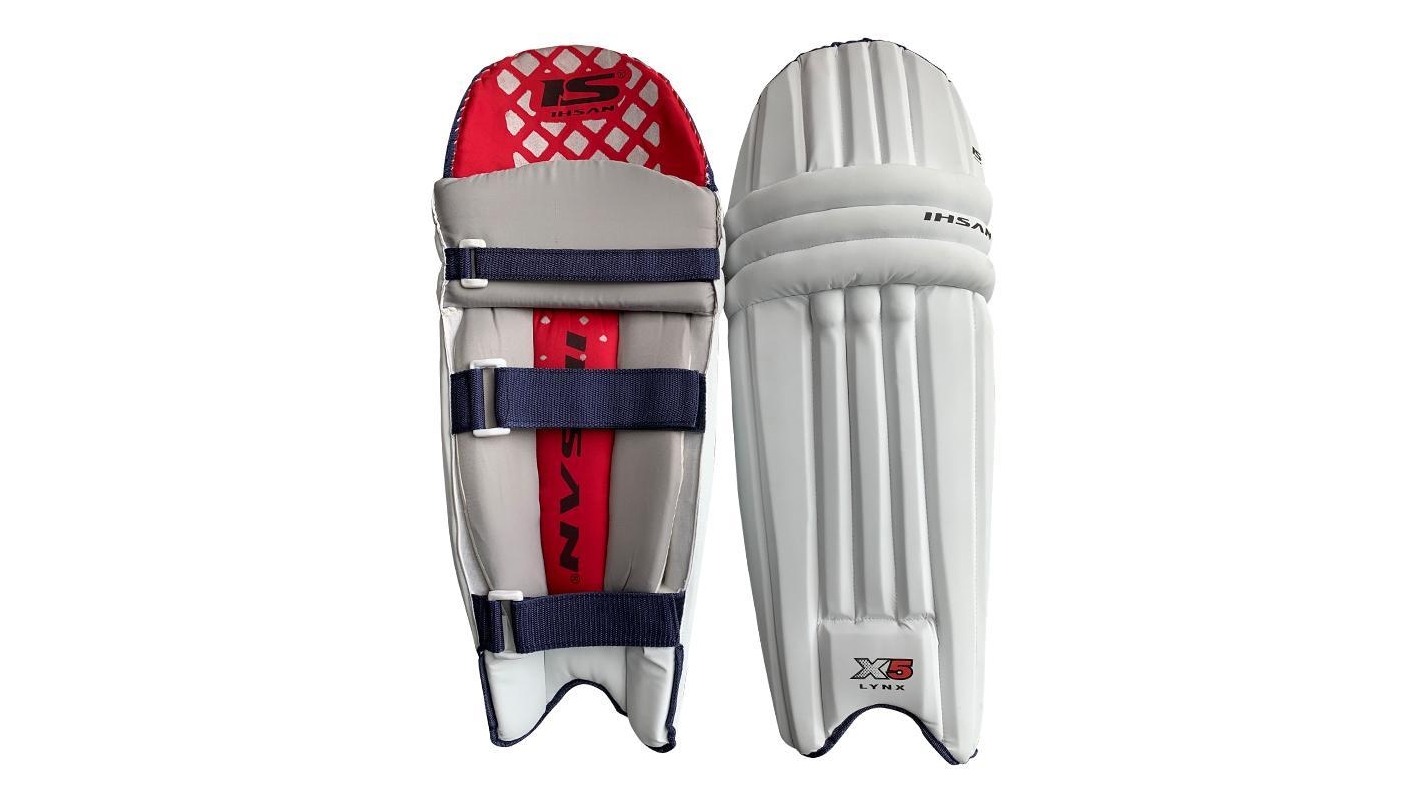 Ihsan Cricket X5 Unisex Batting Pads - White
