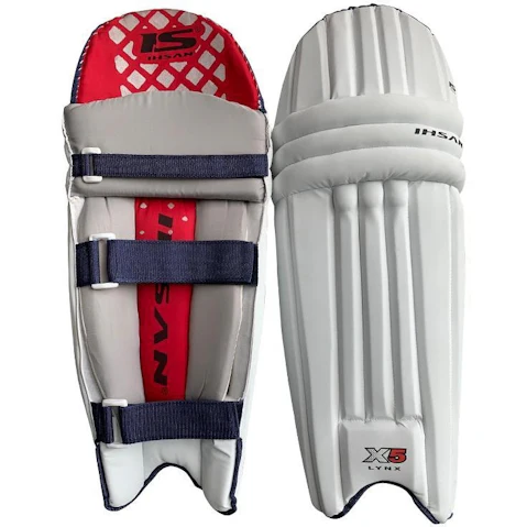 Ihsan Cricket X5 Unisex Batting Pads - White