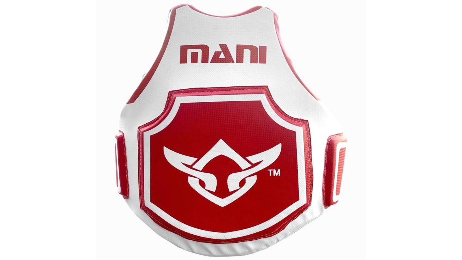 Mani Sports Belly Chest Protector - Red/White