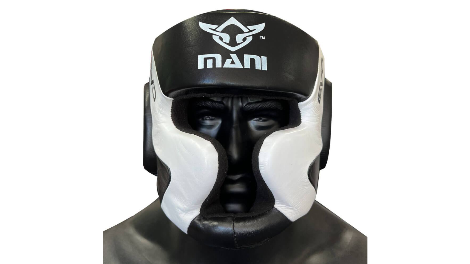 Mani Sports MH-112S Leather Full Face Pre-Moulded Head Guard