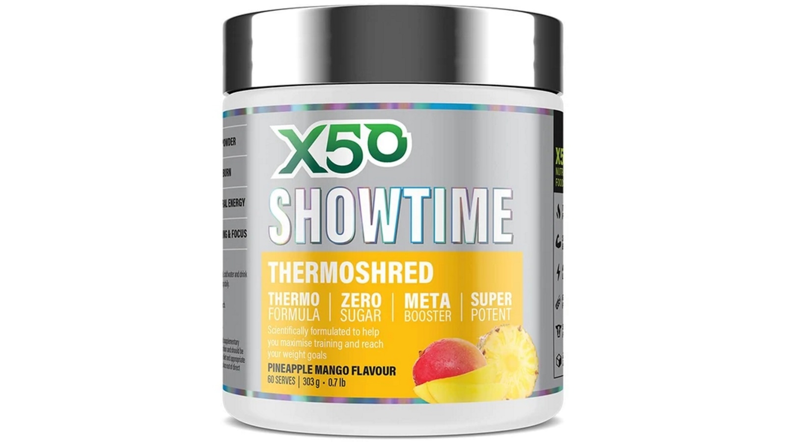 X50 Showtime Thermoshred Pineapple Mango - 60 Serve
