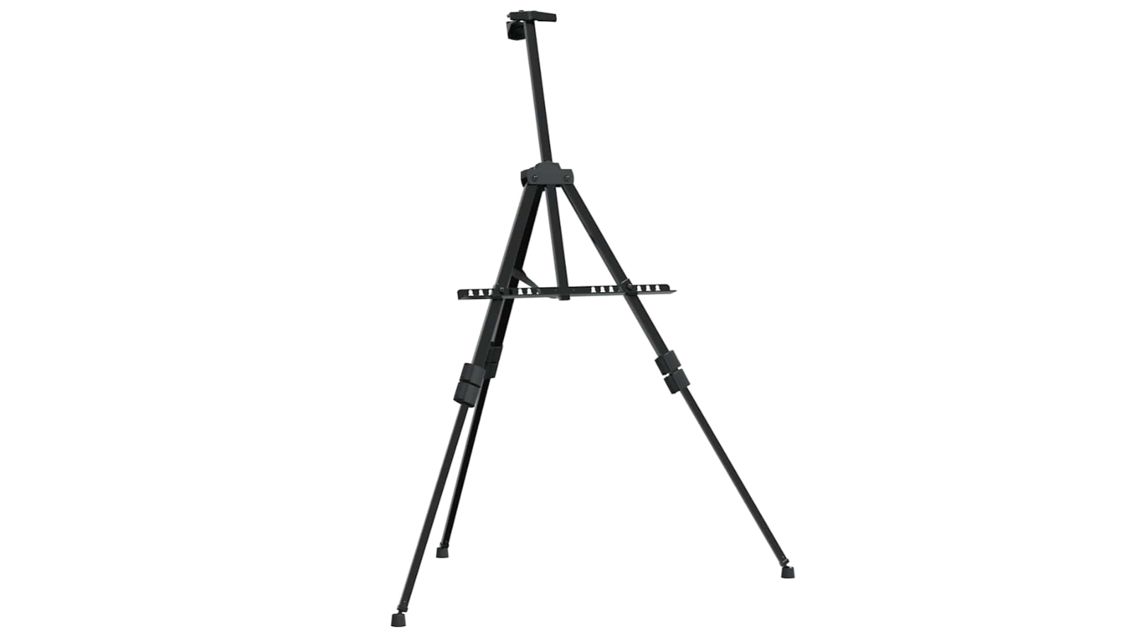 vidaXL Black Metal Adjustable Display Easel