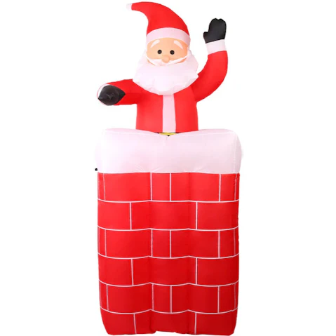 YS Christmas Inflatable Pop-Up Santa - 1.8metre