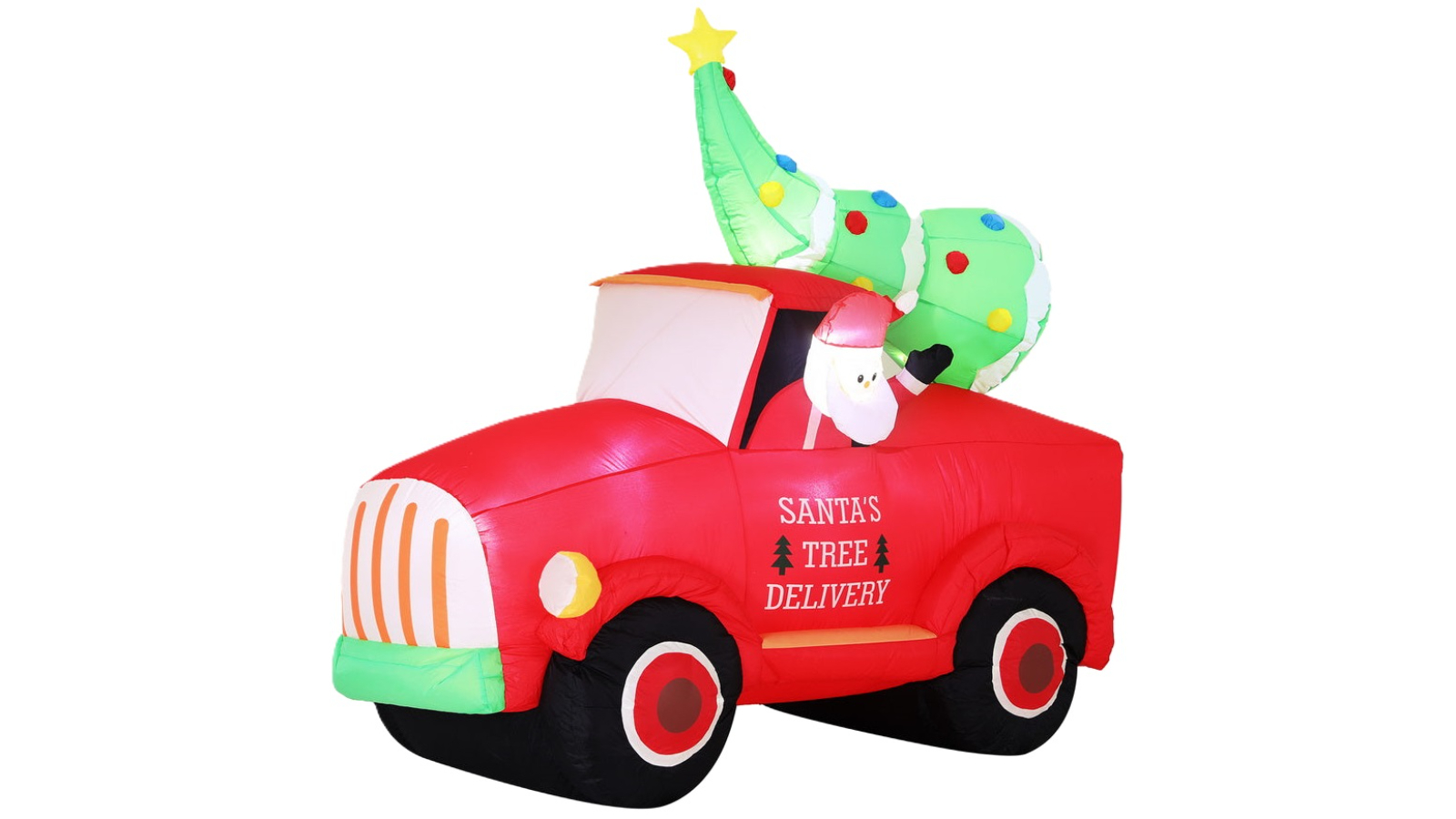 YS 1.6metre Inflatable Santa Truck Christmas Decor