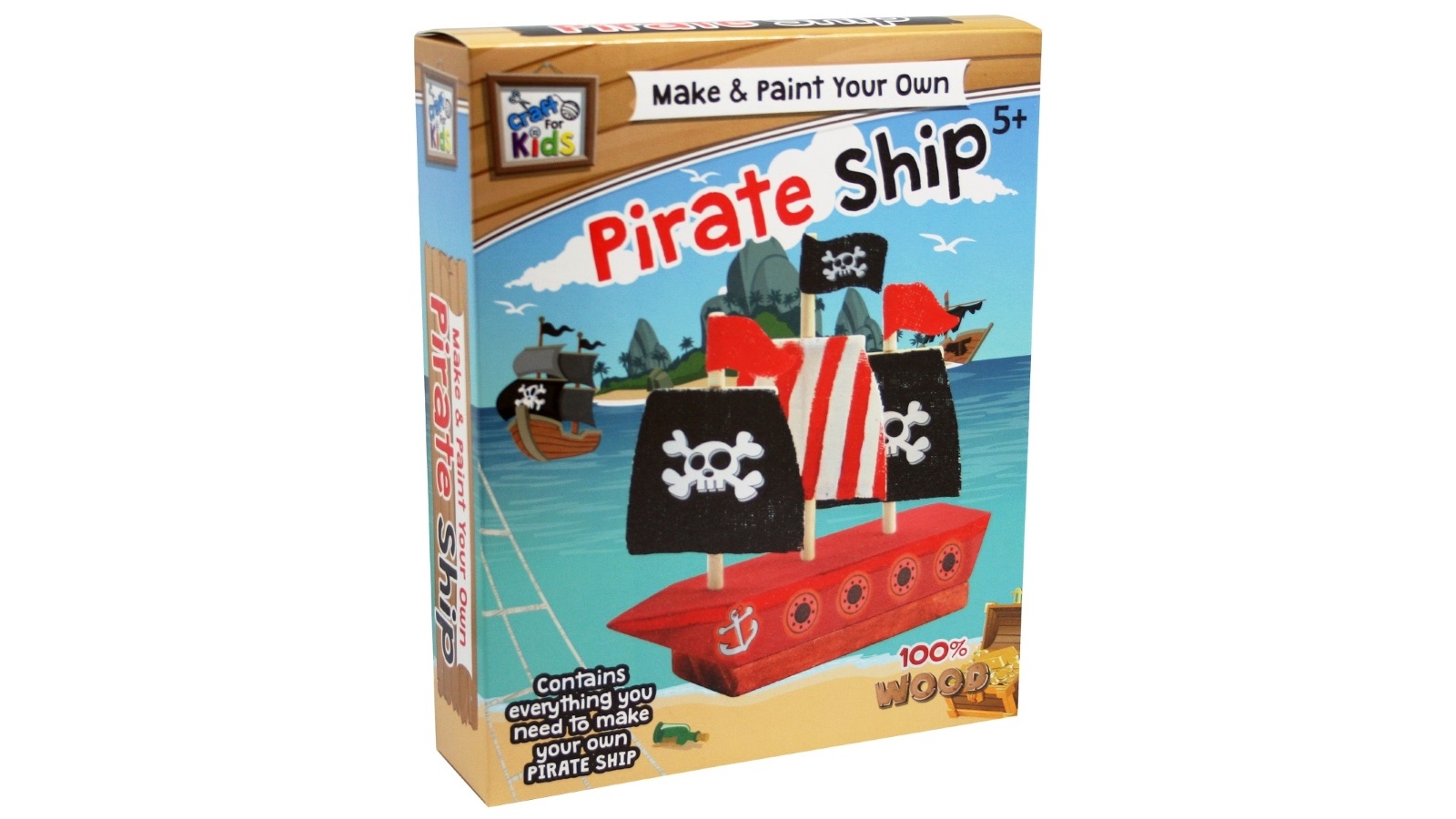 Make and Paint Your Own Pirate Ship