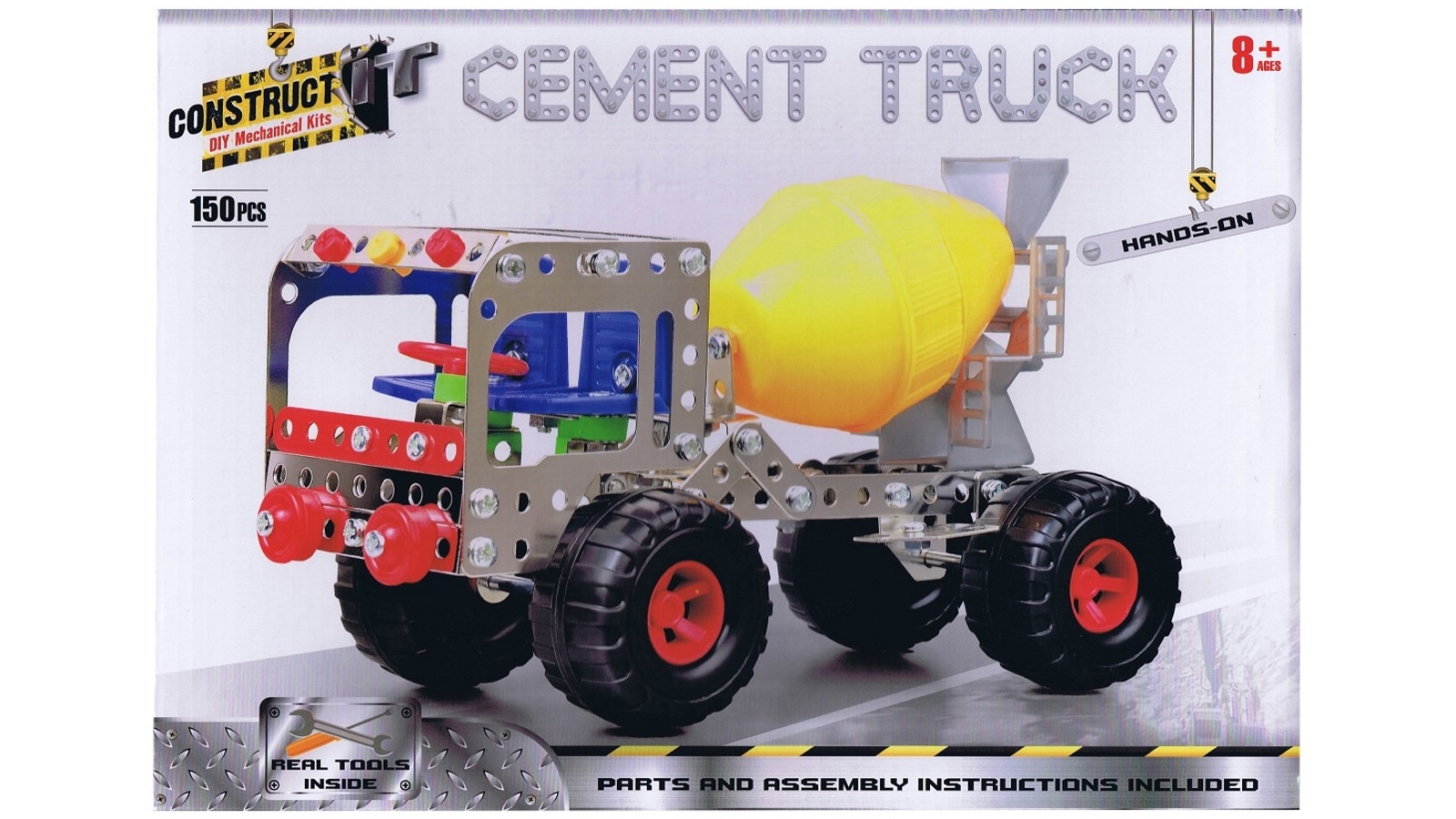 Construct-It Cement Truck 150 Piece Kit