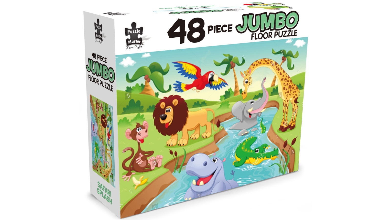 48 Piece Jumbo Floor Puzzle Safari Splash