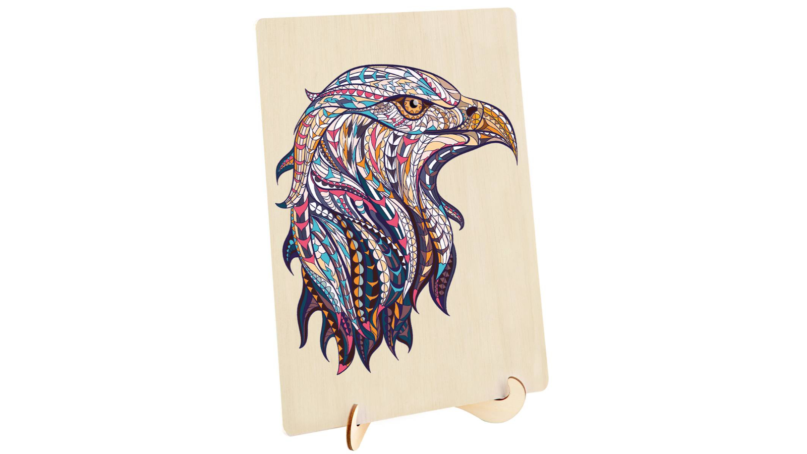 Puzzle Master 127 Piece Wooden Jigsaw Puzzle - Eagle