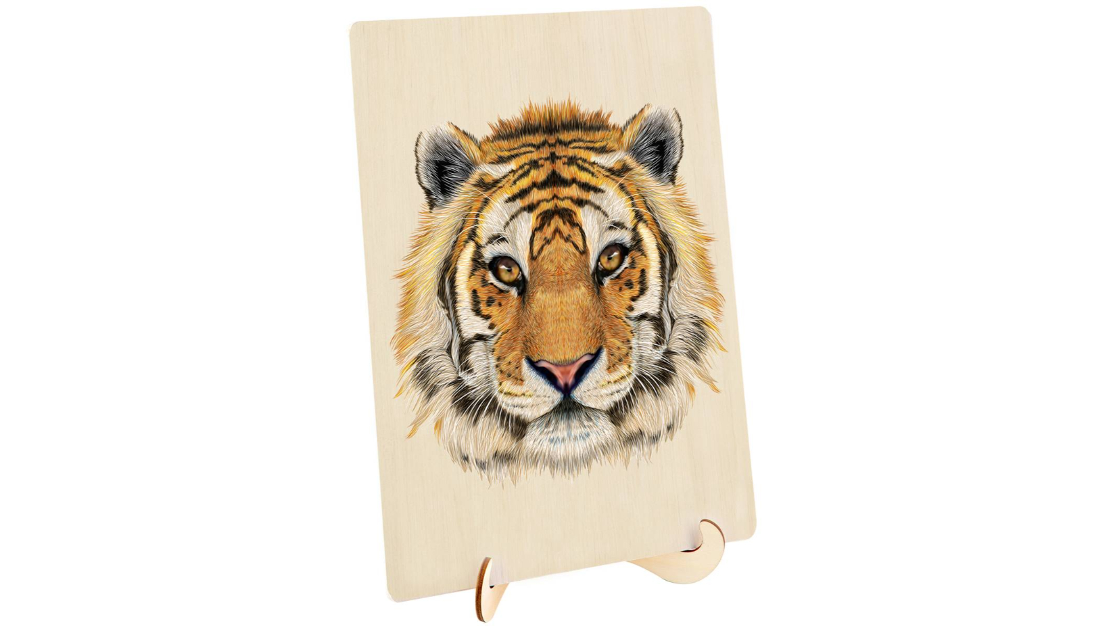 Puzzle Master 130 Piece Wooden Jigsaw Puzzle - Tiger