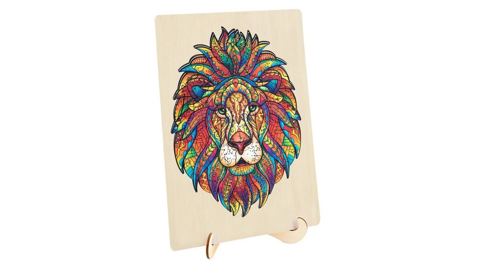 Puzzle Master Wooden Puzzle - Lion