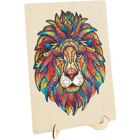 Puzzle Master Wooden Puzzle - Lion