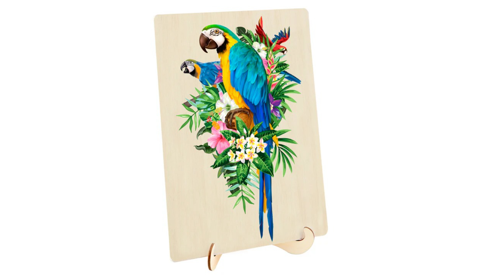 Puzzle Master 128 Piece Wooden Jigsaw Puzzle - Macaw