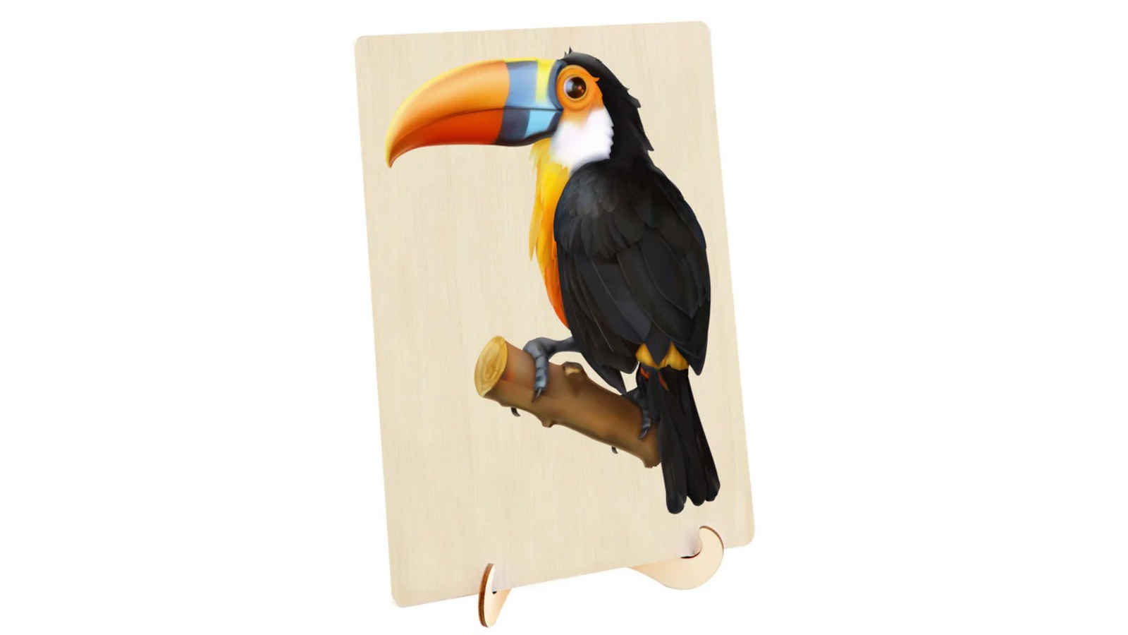 Puzzle Master 135 Piece Wooden Jigsaw Puzzle - Toucan